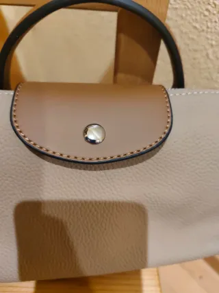 Bolso piel mujer beige topo camel