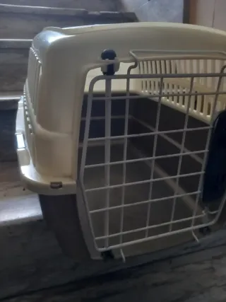 Trasportino per gatti beige