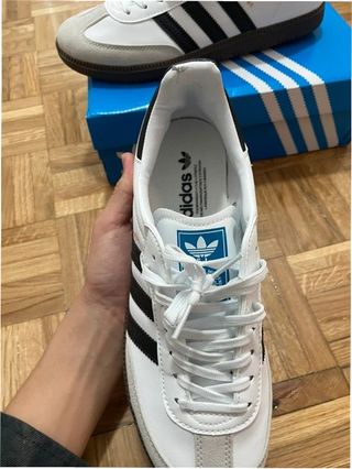 Adidas Samba OG Blancas Negras Talla 44