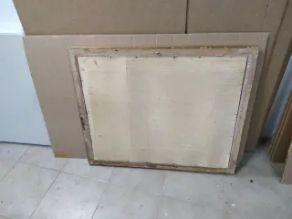 Antiguo cuadro enmarcado