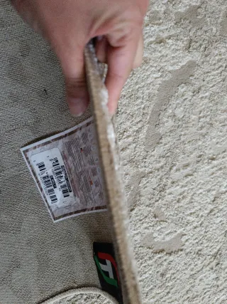 Tapete beige de tela 200x285cm