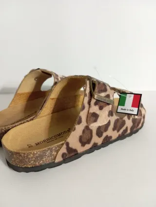 Ciabatte donna in vera pelle nuove- Made in Italy