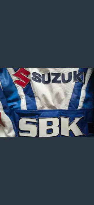 Chaqueta de cuero Suzuki