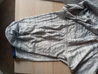 Sudadera Hollister gris con logo