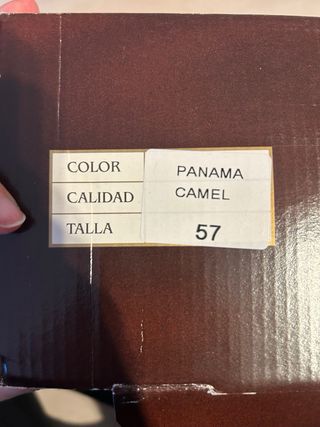 Sombrero Panama Oliver Beige/Marrón