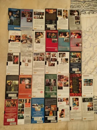 GRAN LOTE 32 Películas VHS Vintage Variado Español