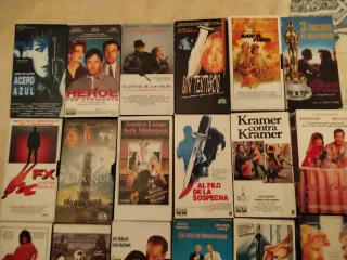 GRAN LOTE 32 Películas VHS Vintage Variado Español