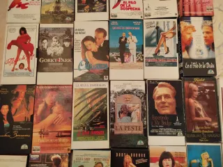 GRAN LOTE 32 Películas VHS Vintage Variado Español