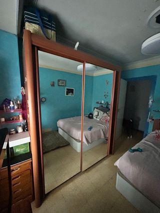 Armario grande madera con espejo