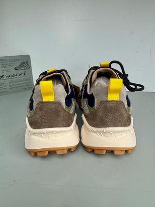 Flower Mountain Sneakers Uomo Beige Blu Marrone Gr
