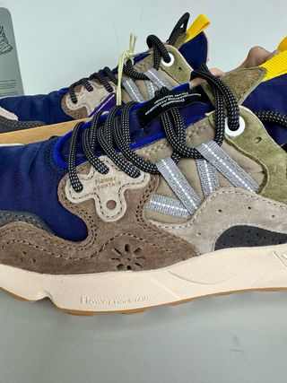 Flower Mountain Sneakers Uomo Beige Blu Marrone Gr
