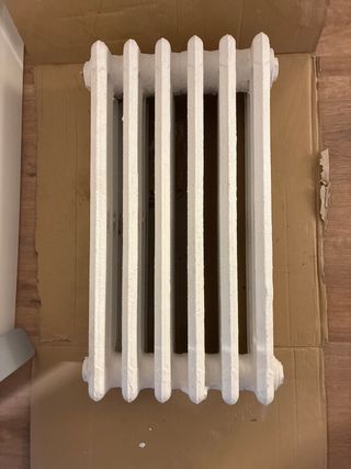 Radiador de hierro blanco