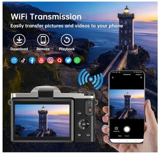 Macchina Fotografica Digitale 4K 64MP WiFi