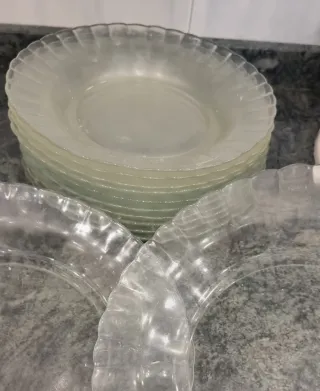 Piatti Duralex in Vetro Trasparente