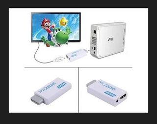 Adaptador Wii a HDMI + Cable 1.5m, nuevos