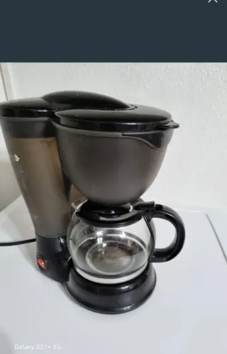 Cafetera Eléctrica Negra