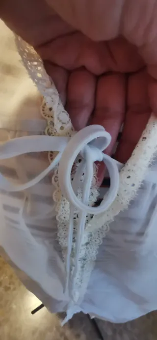 Salto de cama vintage celeste