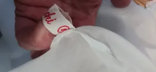 Salto de cama vintage celeste