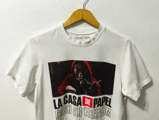 Camiseta blanca Pull&Bear hombre Talla S