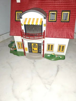 Lote Casa mansion moderna y Accesorios Playmobil