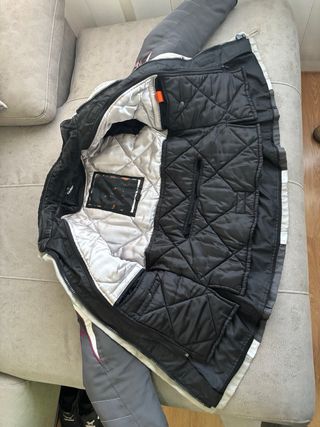 Chaqueta Moto Mujer IXON Beige/Gris