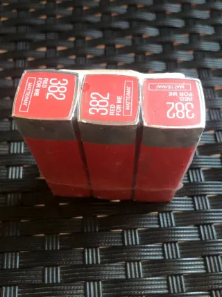 Lote 3 Pintalabios Maybelline New York Rojo