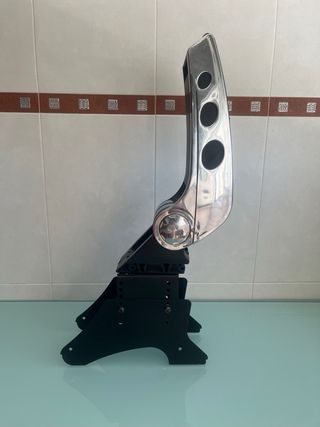 Reposabrazos Coche Negro y Cromado