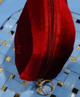 Monedero neceser terciopelo