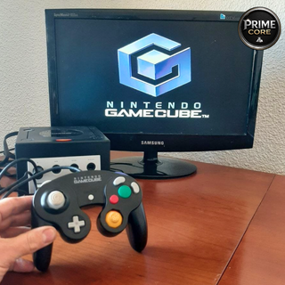 Nintendo GameCube Negra PAL + Smash Bros + Mando