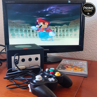 Nintendo GameCube Negra PAL + Smash Bros + Mando