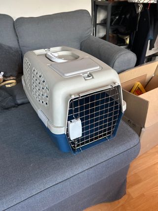 Transportín Perro 0.5M Beige/Azul