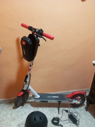 Patinete Eléctrico Sabway + Casco Negro+cadena