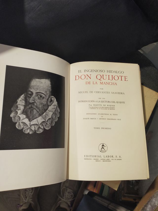 QUIJOTE DE LA MANCHA LABOR MARTIN DE RIQUER COMPLE