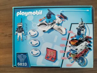 Playmobil 6833 - Ice-Robot Space-Jet Lanciadischi