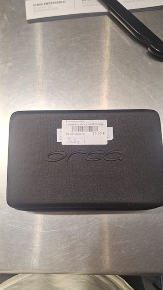 Camiseta Compresión Orca Talla L Negra