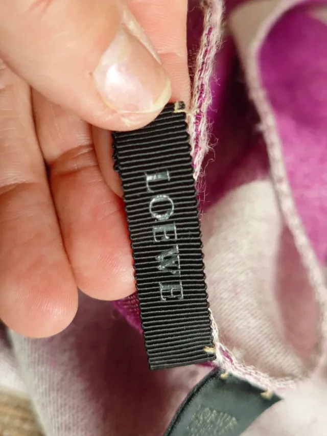 Pañuelo Loewe Morado y rosa