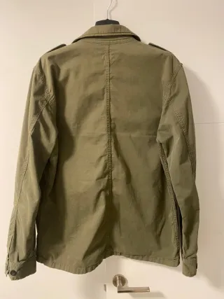 Chaqueta verde militar chico