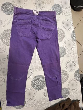 Pantaloni viola donna
