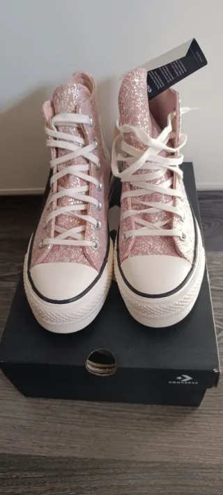 Converse Chuck Taylor All Star Rosa Brillo