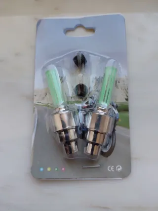 Luces LED Válvulas de Rueda Bicicleta, Moto,Patine