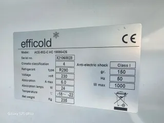 Congelador expositor 2 puertas cristal 206x137x72