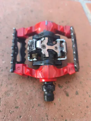 Pedales Automáticos MTB Rojo