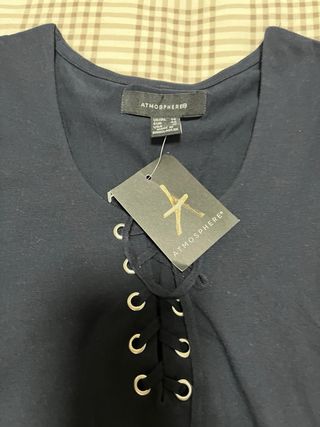 Camiseta sin mangas Atmosphere azul Talla M