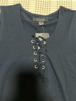 Camiseta sin mangas Atmosphere azul Talla M