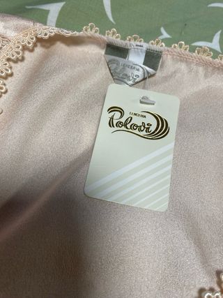 Camisón satén Polovi naranja pastel talla XL