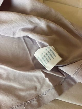 Camiseta Fila Gris y Blanca Talla XS