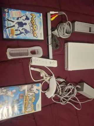 Nintendo Wii Consola Blanca + Juegos