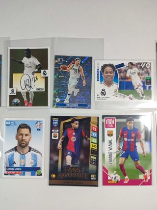 Lot 10 cards Lamine Yamal Lionel Messi, Real Madri