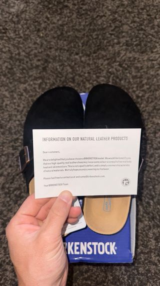 Birkenstock 35 Camurça Preto