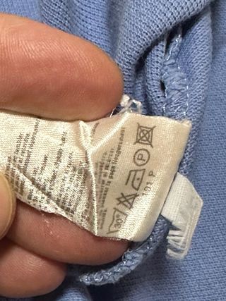 Polo Lacoste Azul Talla S